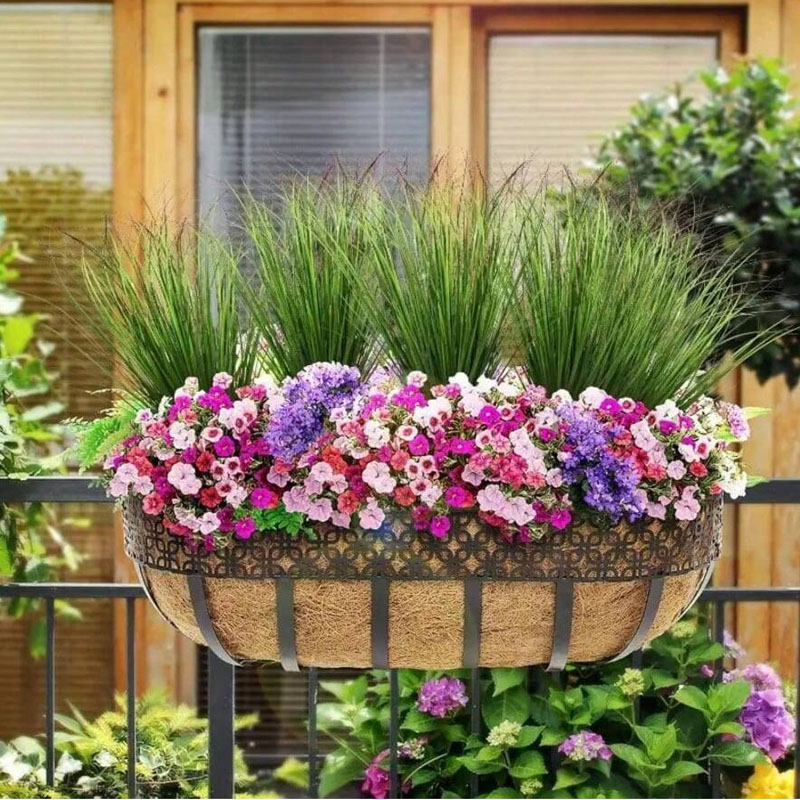 12Pcs Artificial Onion Grass F - Ficus Lyrata Tree review and price