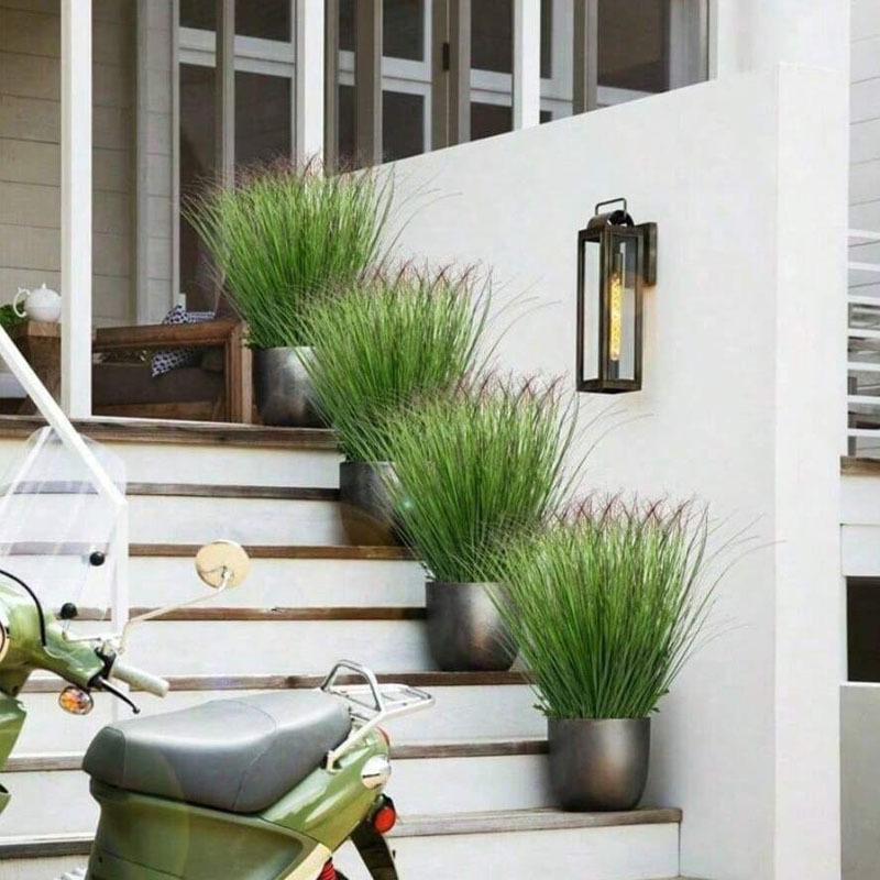 12Pcs Artificial Onion Grass F - Ficus Lyrata Tree review and price