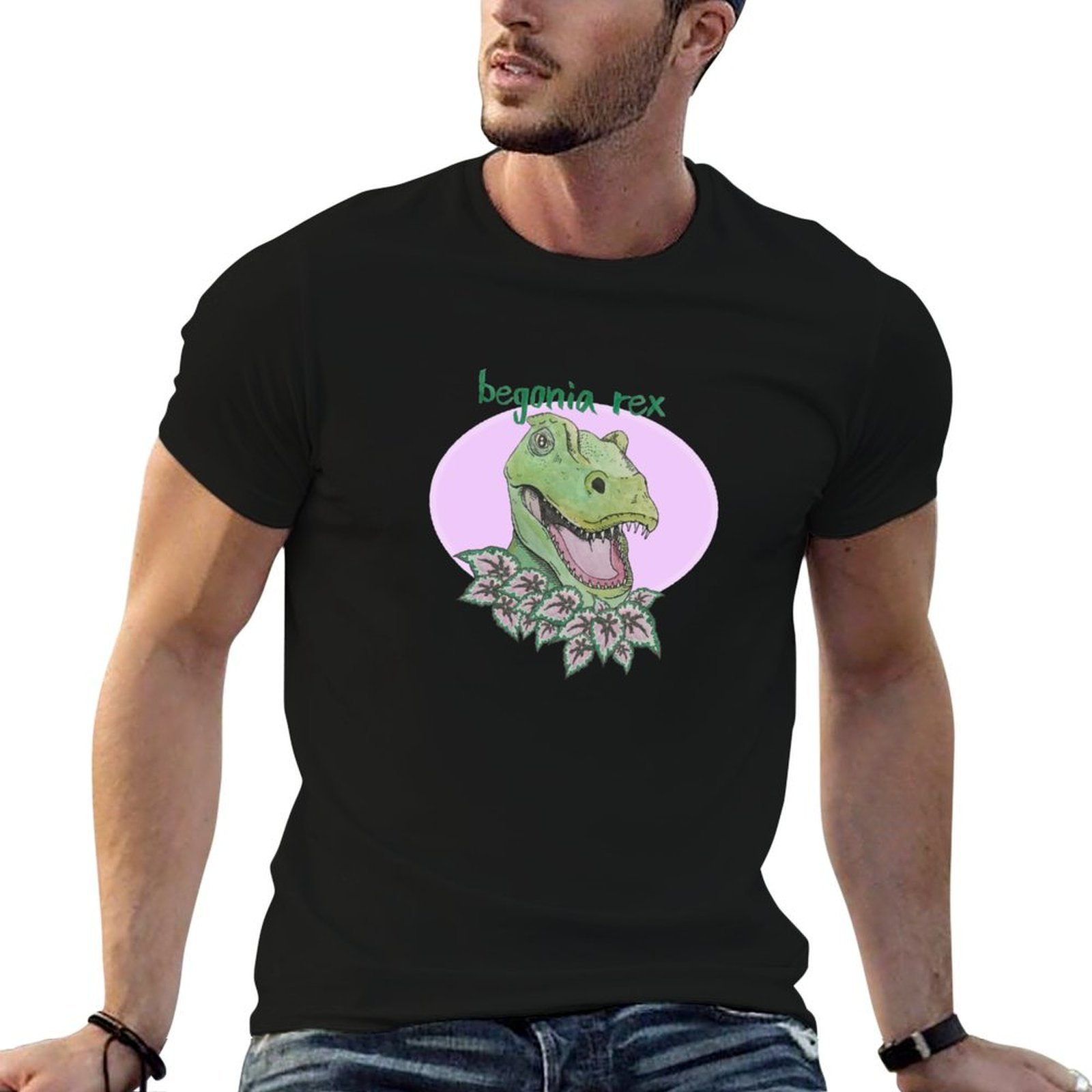 T rex begonia (pink) T-Shirt t - Begonia Rex review and price