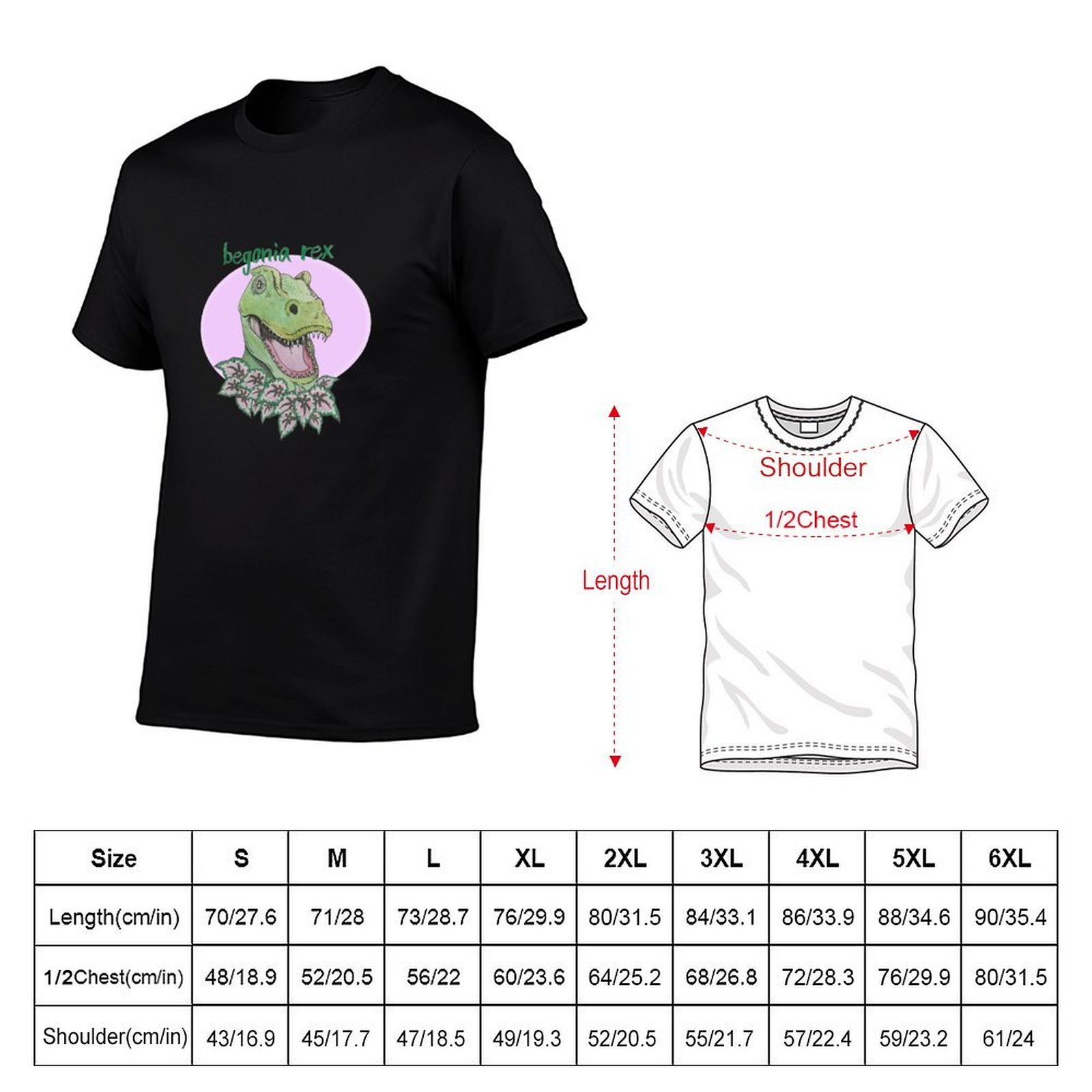 T rex begonia (pink) T-Shirt t - Begonia Rex review and price