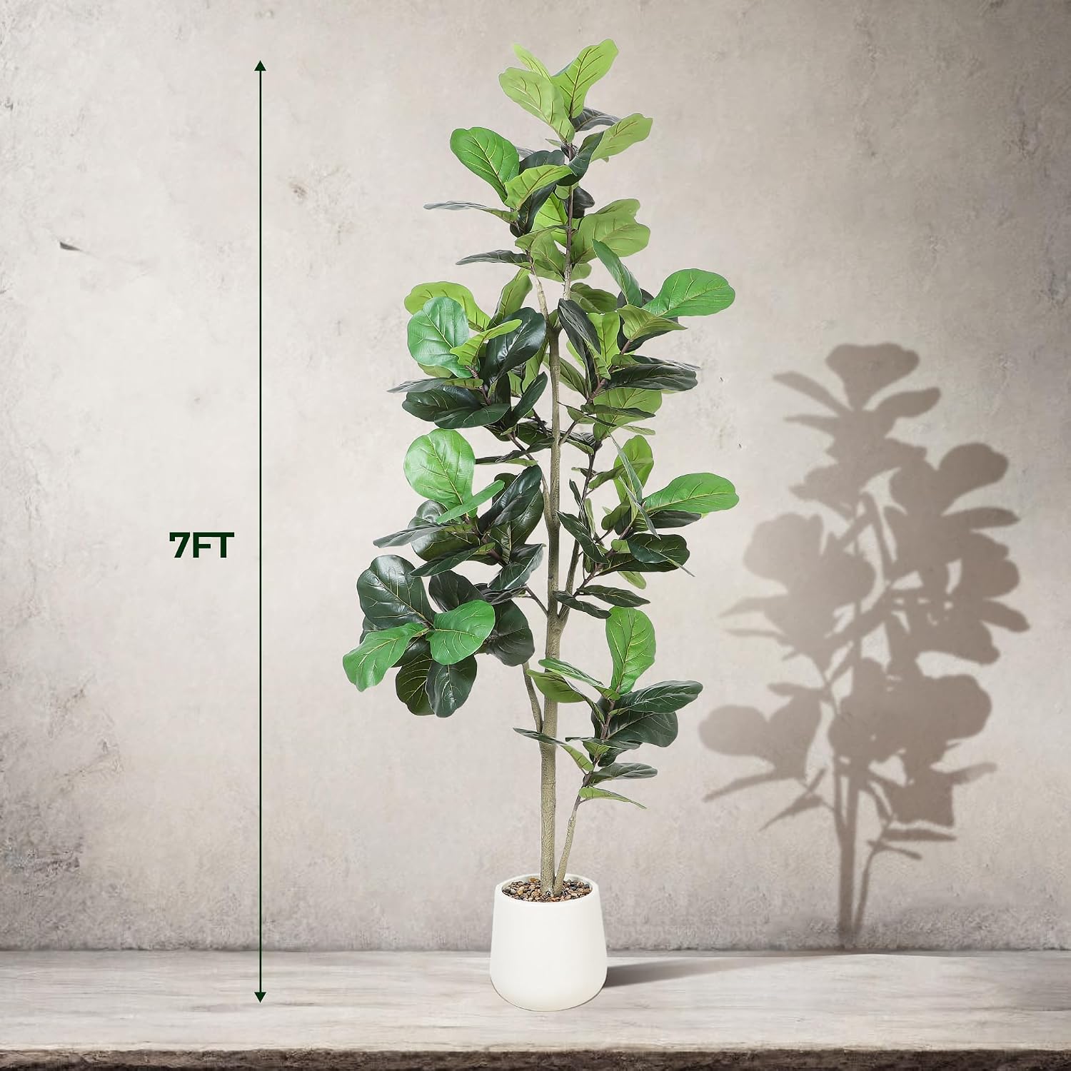 7ft Artificial Fiddle Leaf Tre - Ficus Lyrata Tree review and price