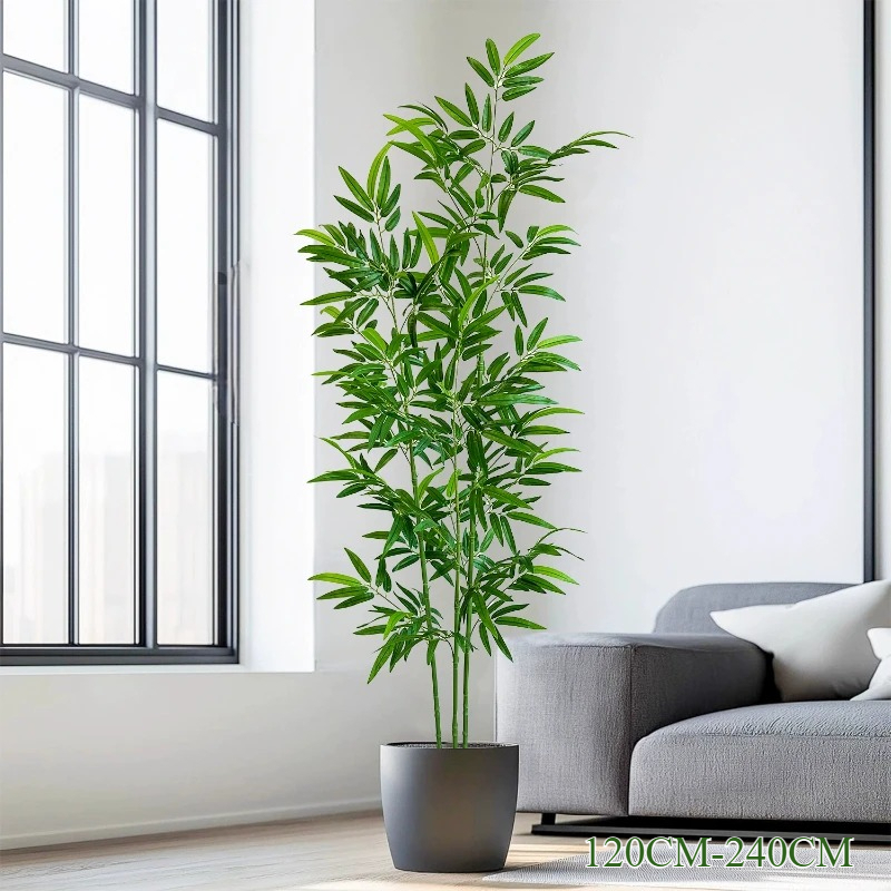 Artificial Green Bamboo Fadele - Ficus Lyrata Tree review and price
